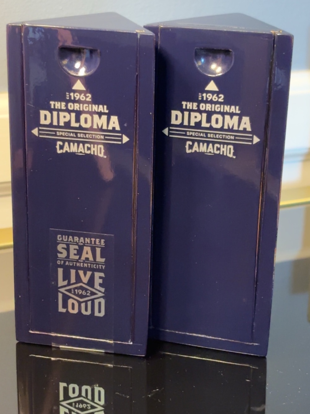 The Original Diploma Special Selection Box - Deep navy cigar box set